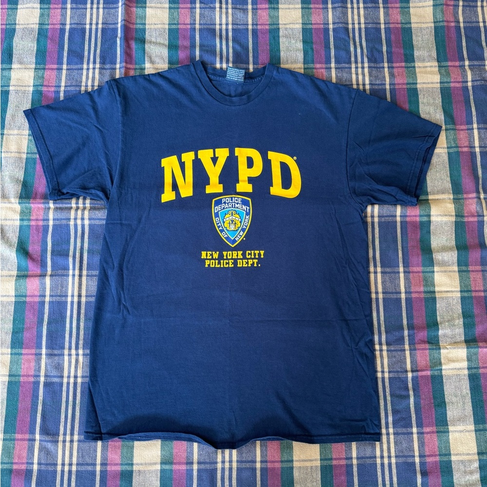 NYPD New York Police Department Authentic Genuine Law Enforcement Tee